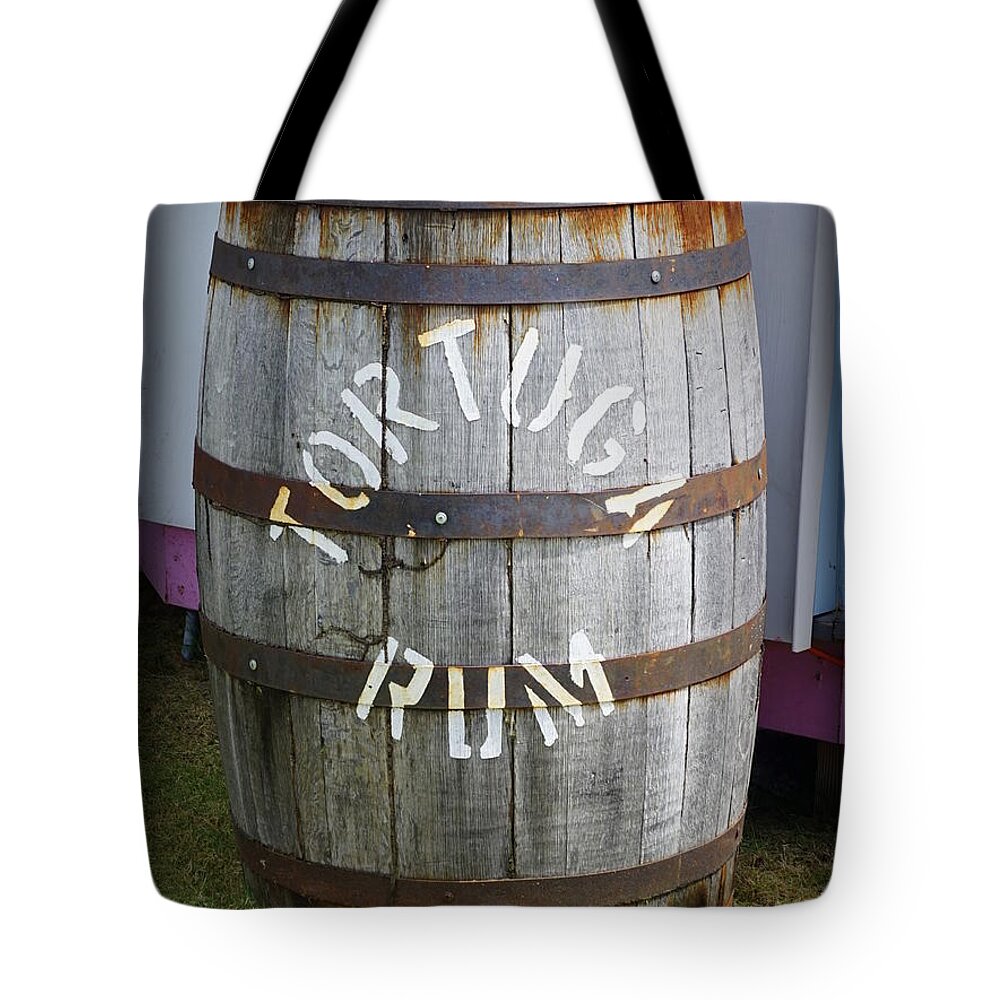 Rum Tote Bag featuring the photograph Tortuga Rum by Laurie Perry