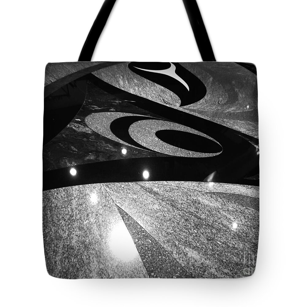 Abstract Tote Bag featuring the photograph Totem Pattern by Fei A