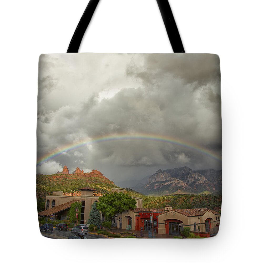 Sedona Tote Bag featuring the photograph Tour and Explore by Tom Kelly