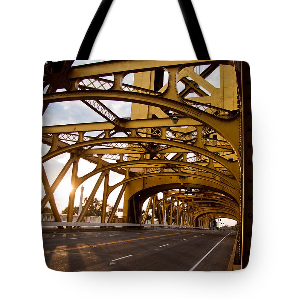 Sacramento Tote Bag featuring the photograph Tower Bridge by Ana V Ramirez