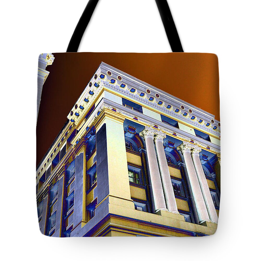 (high Rise San Francisco) ( San Francisco High Rise)( San Francisco Architecture) Tote Bag featuring the photograph Tower of Power by Tom Kelly