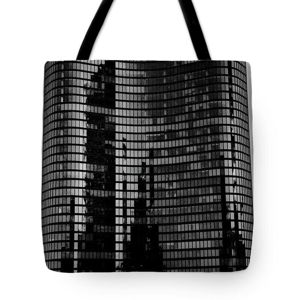 High Rise Tote Bag featuring the photograph Towers by Kerry Obrist