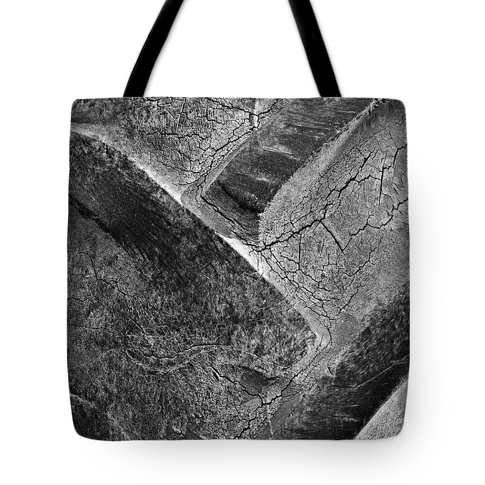 Tractor Tote Bag featuring the photograph Tractor Tread Two by Luke Moore