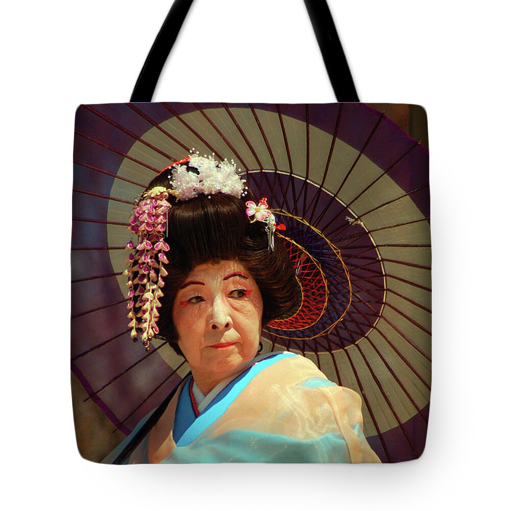 Japan Tote Bag featuring the photograph Traditional Japanese by James Kirkikis