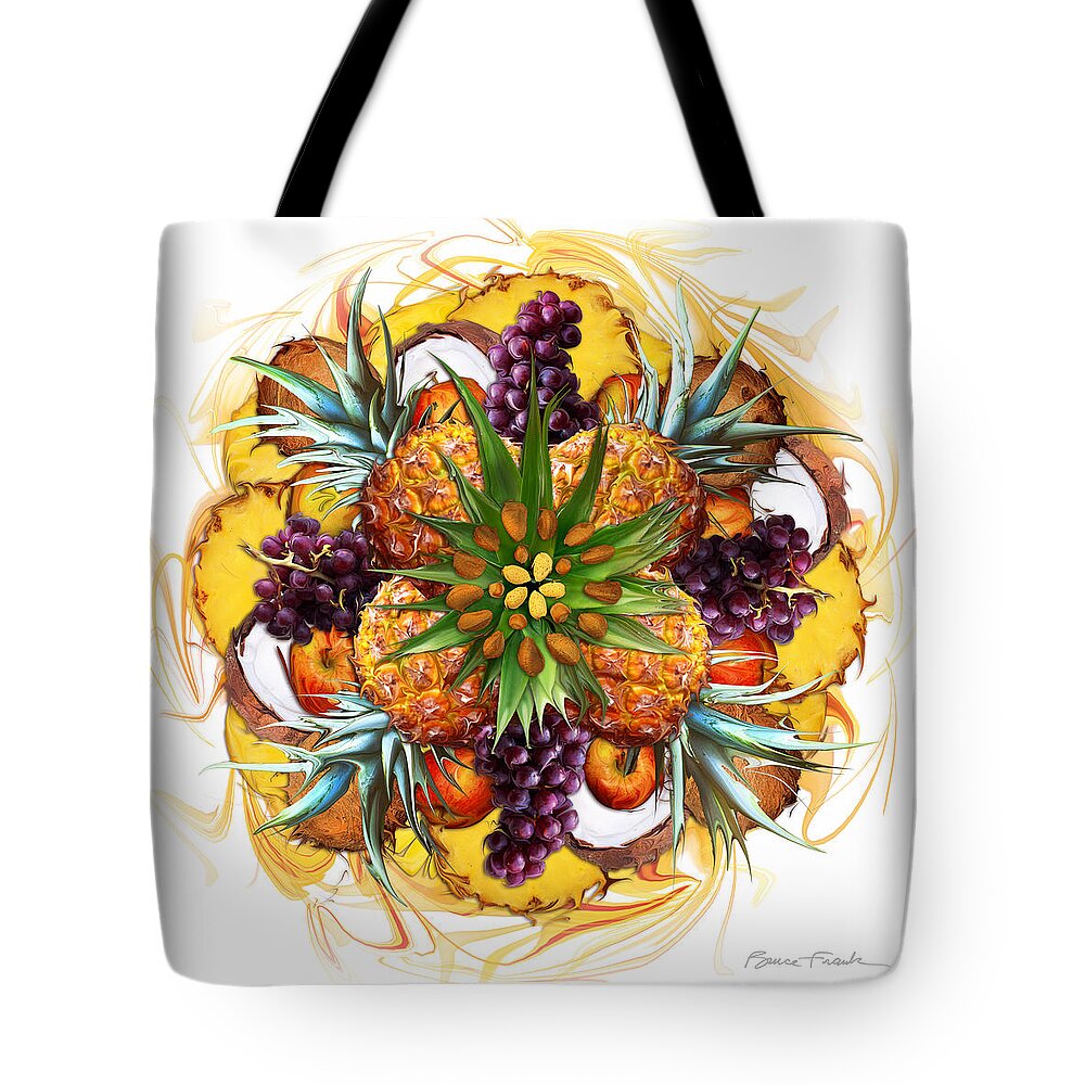 Culinary Mandala Tote Bag featuring the photograph Trail Mix by Bruce Frank