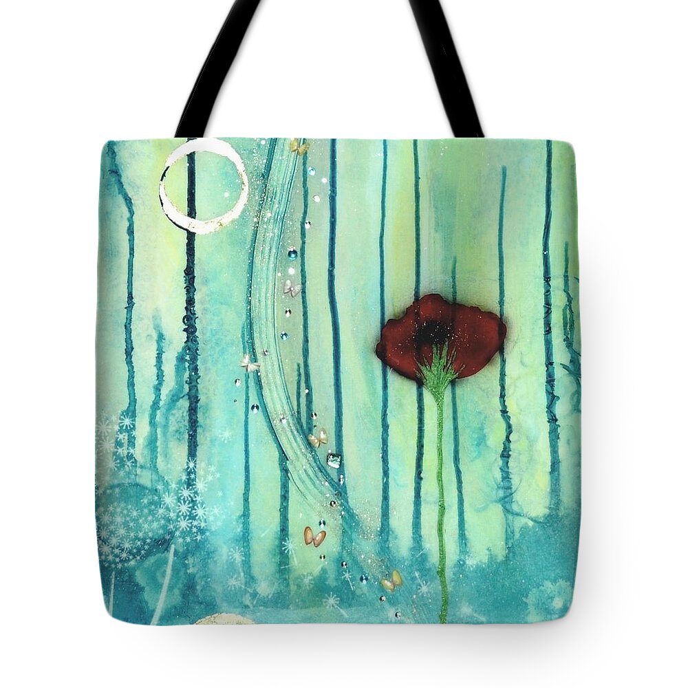  Tote Bag featuring the painting Transformation by MiMi Stirn