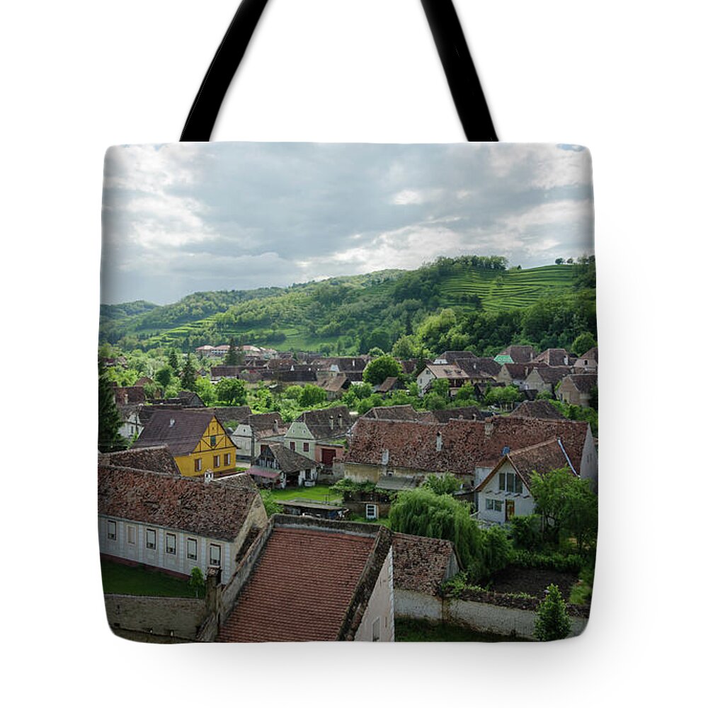 House Tote Bag featuring the photograph Transylvania Landscape 2 by Perry Rodriguez