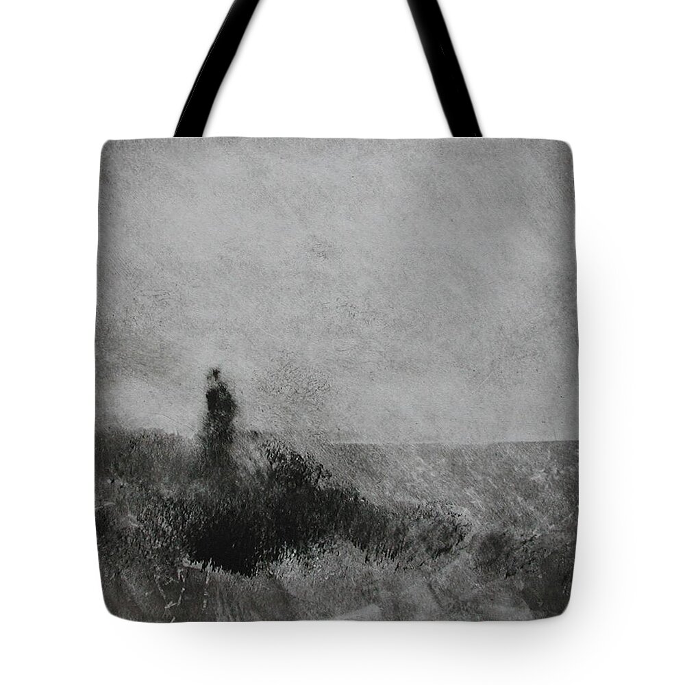 Traveler Tote Bag featuring the painting Traveller #1 by David Ladmore