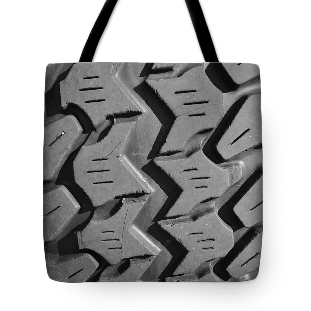Jeep Tote Bag featuring the photograph Tread Blox 1 by Luke Moore