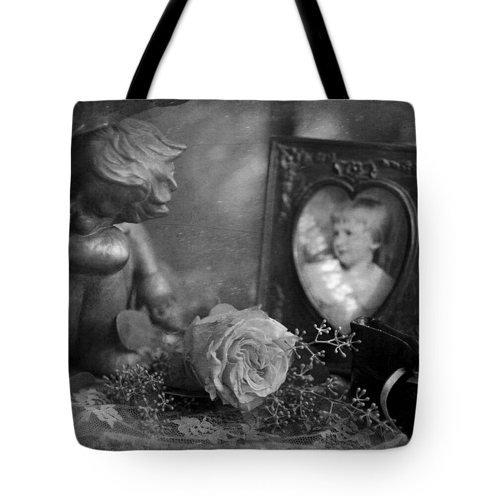 Vintage Tote Bag featuring the photograph Treasured Memories by Jill Love