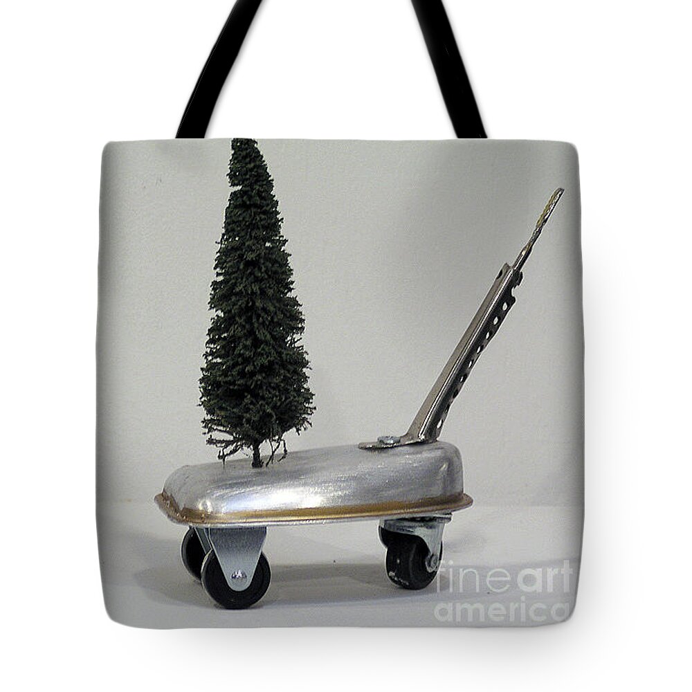 Tree Tote Bag featuring the photograph Tree Cart by Bill Thomson