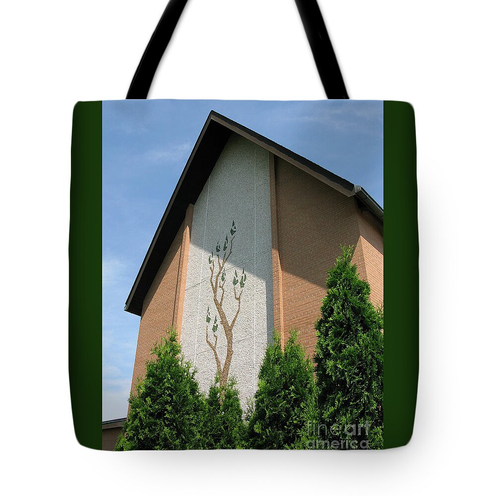 Church Tote Bag featuring the photograph Tree of Life by Ann Horn