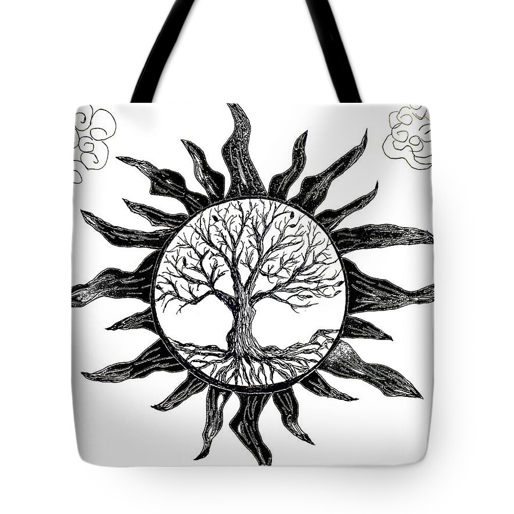 Tree of Life Sunscape Tote Bag