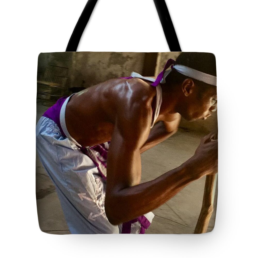 Cuba Tote Bag featuring the photograph Interpretive Dance by Kerry Obrist