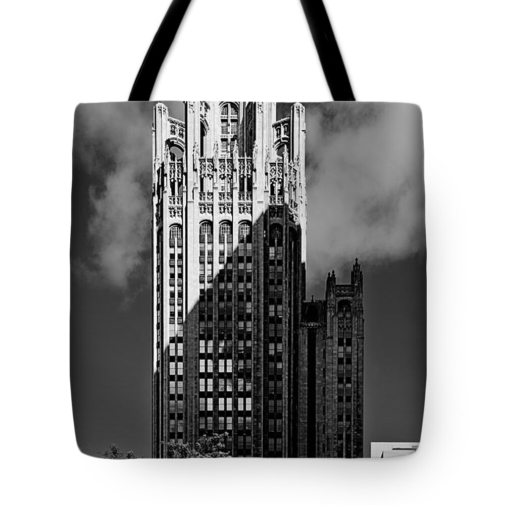 Michigan Tote Bag featuring the photograph Tribune Tower 435 North Michigan Avenue Chicago by Alexandra Till