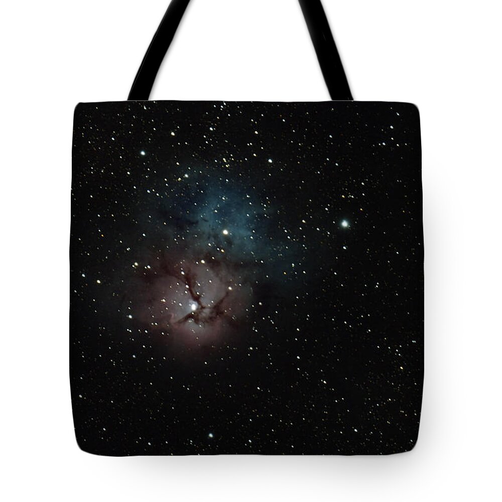M20 Tote Bag featuring the photograph Trifid Nebula by David Watkins