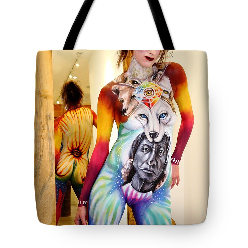 The Healthcare Gallery Tote Bag featuring the photograph Triumphant II by Cully Firmin