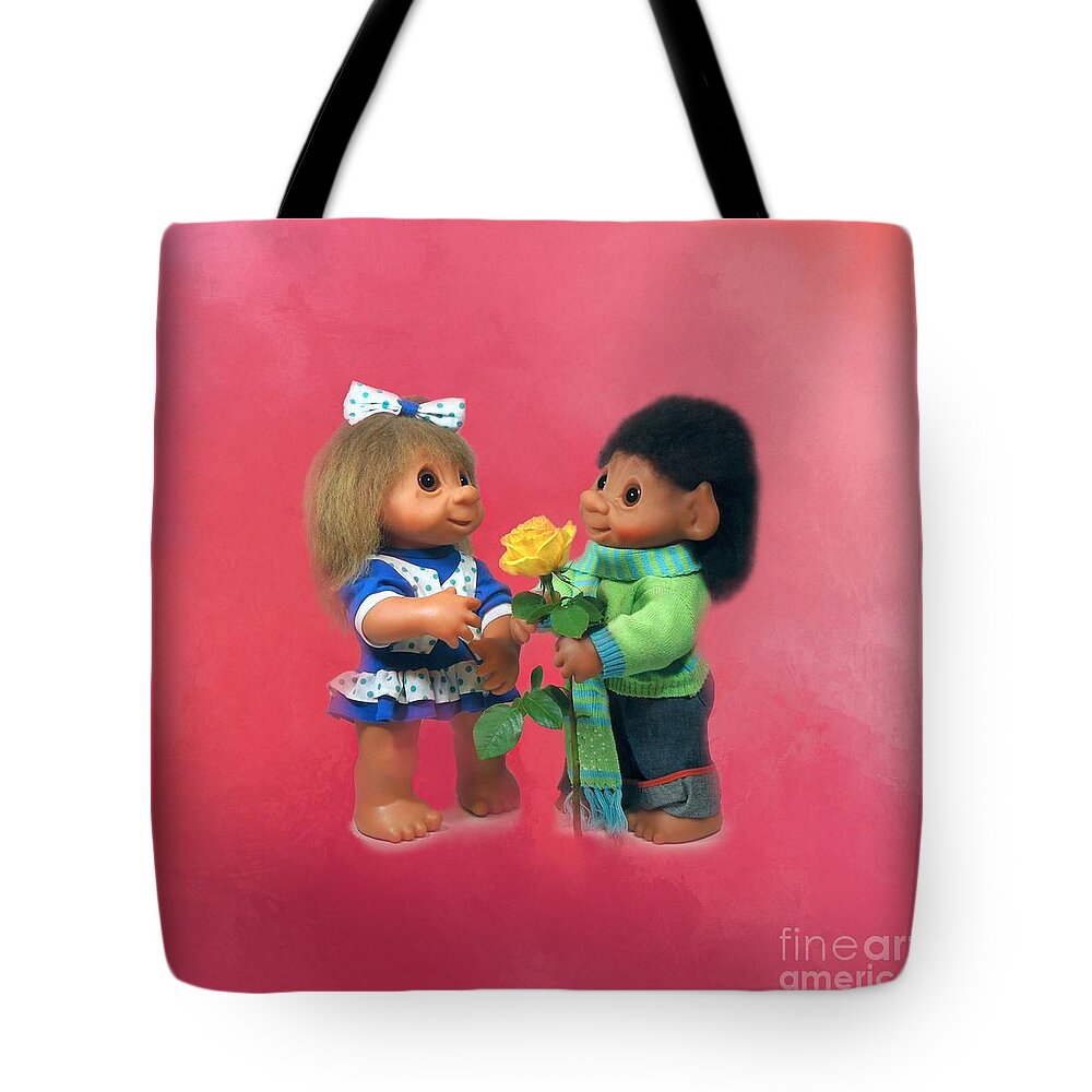 Troll Tote Bag featuring the photograph Troll Love by Renee Trenholm