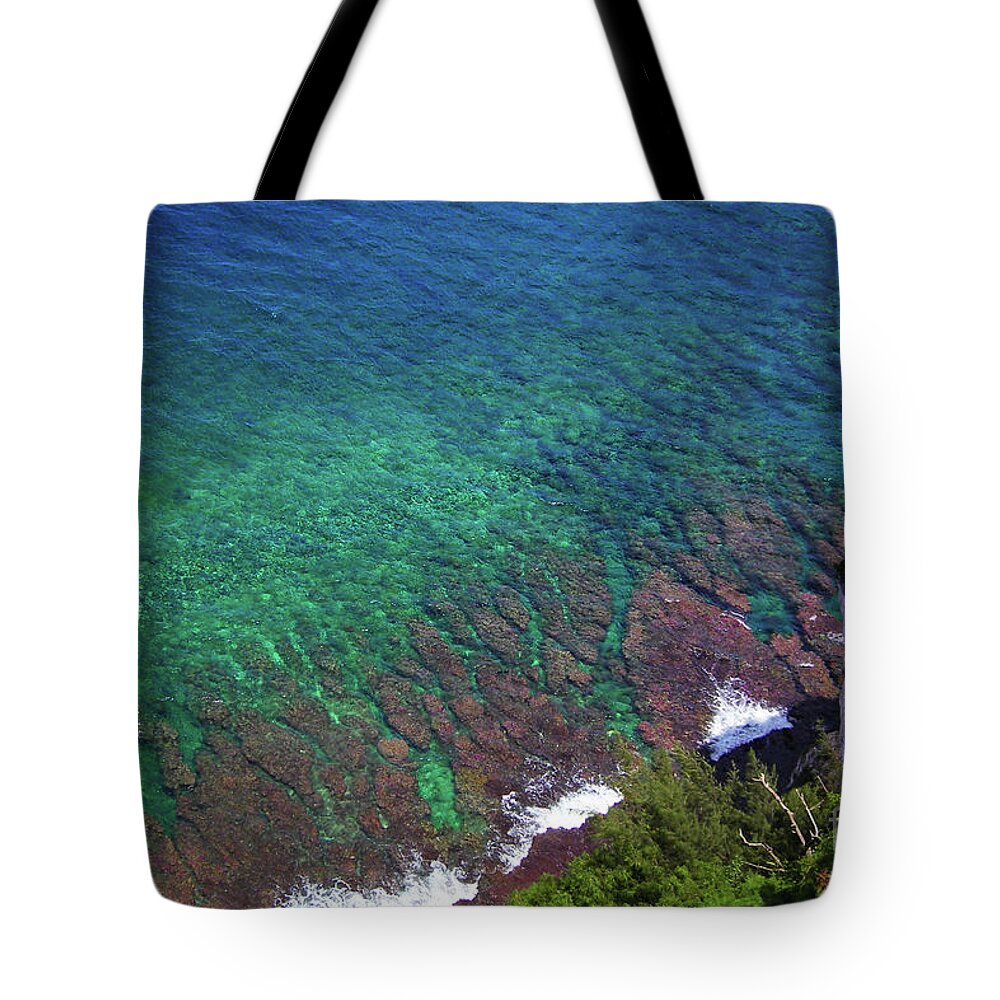 Ocean Lace-coral Reefs Tote Bag featuring the photograph Tropical Coral Reef by Scott Cameron