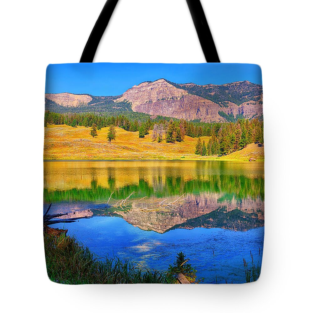 Trout Lake Tote Bag featuring the photograph Trout Lake by Greg Norrell