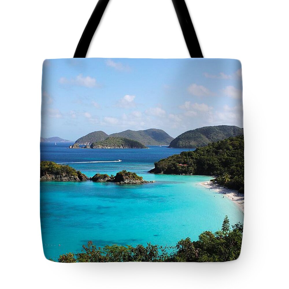 Caribbean Tote Bag featuring the photograph Trunk Bay, St. John by Sarah Lilja