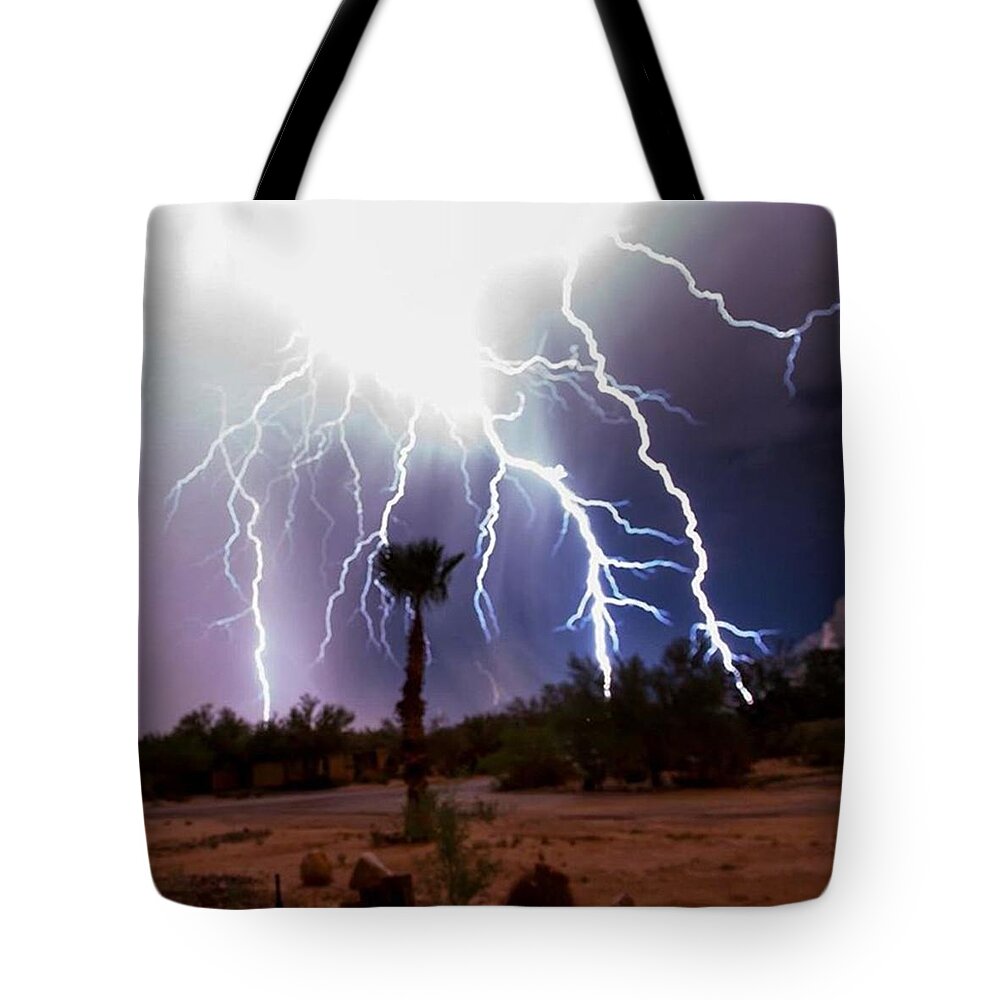 Monsoon Tote Bag featuring the photograph Monsoon Season by Michael Moriarty
