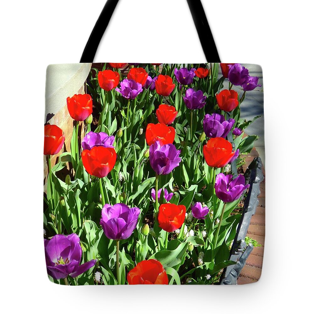 Tulip Tote Bag featuring the photograph Tulips by Jean Wright