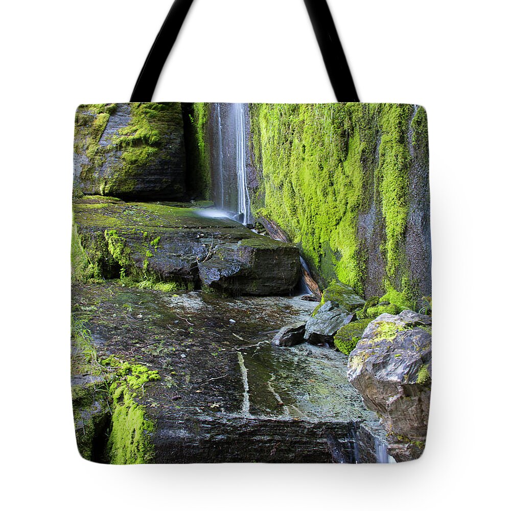 Idaho Tote Bag featuring the photograph Tunnel 33 Falls by Idaho Scenic Images Linda Lantzy