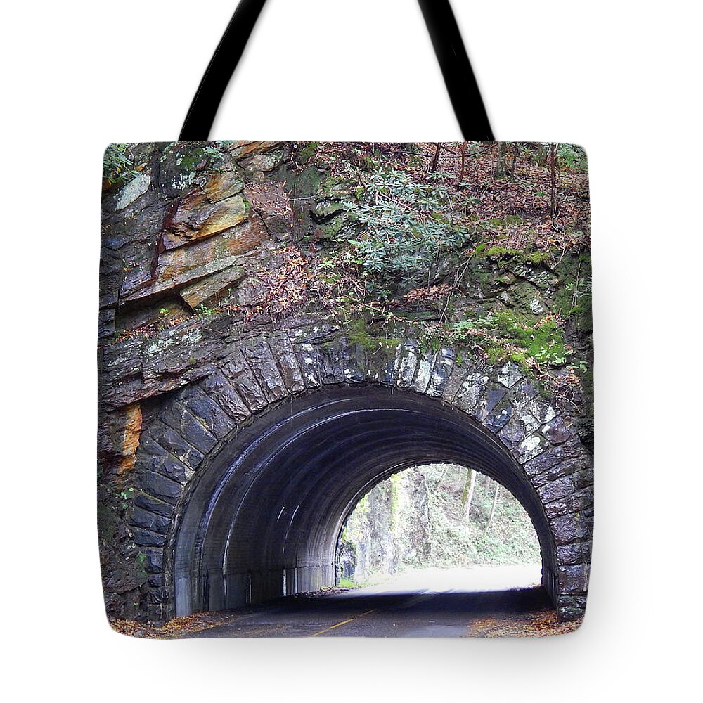 Photography Tote Bag featuring the photograph Tunnel In Tennessee by Phil Perkins