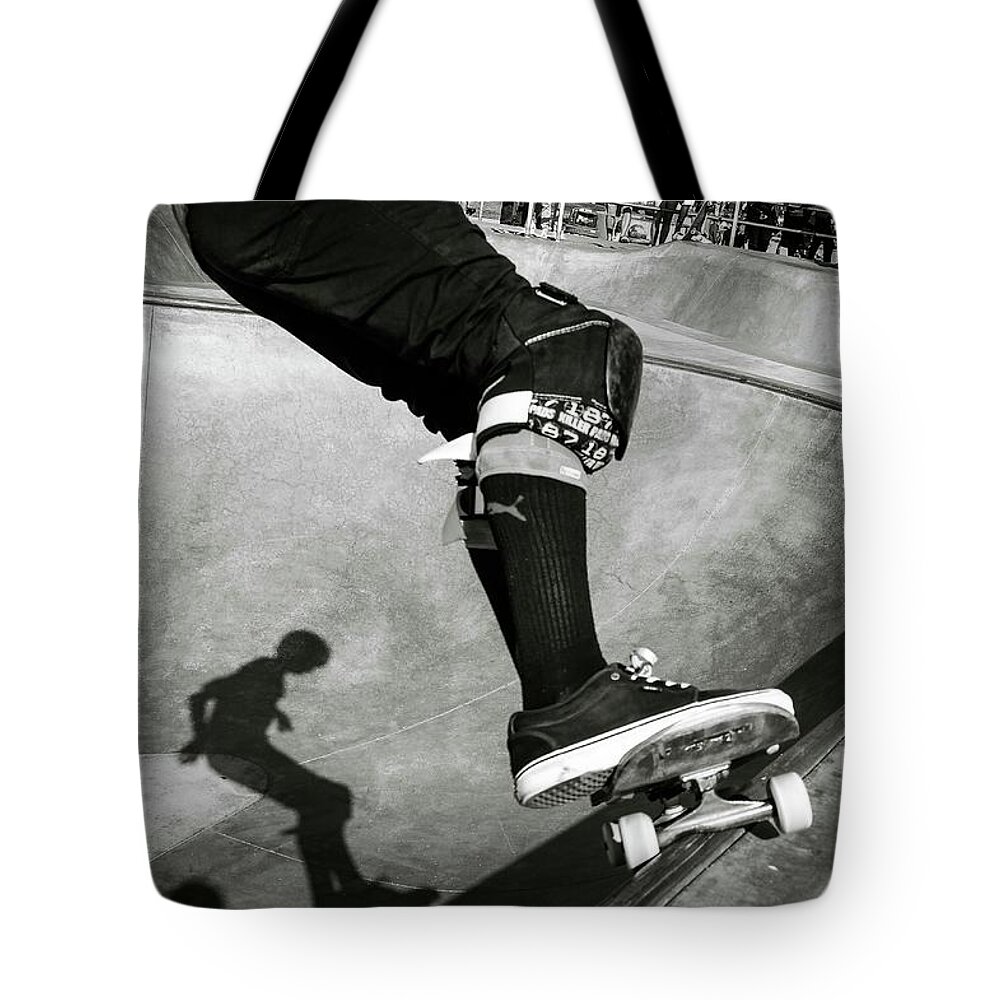 Skateboard Tote Bag featuring the photograph Twins by Jeffrey Ommen