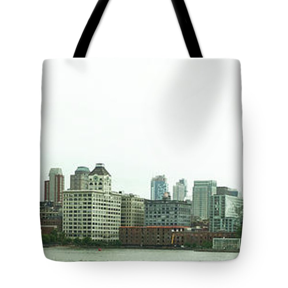 New York Tote Bag featuring the photograph Two Bridges by Robert Knight
