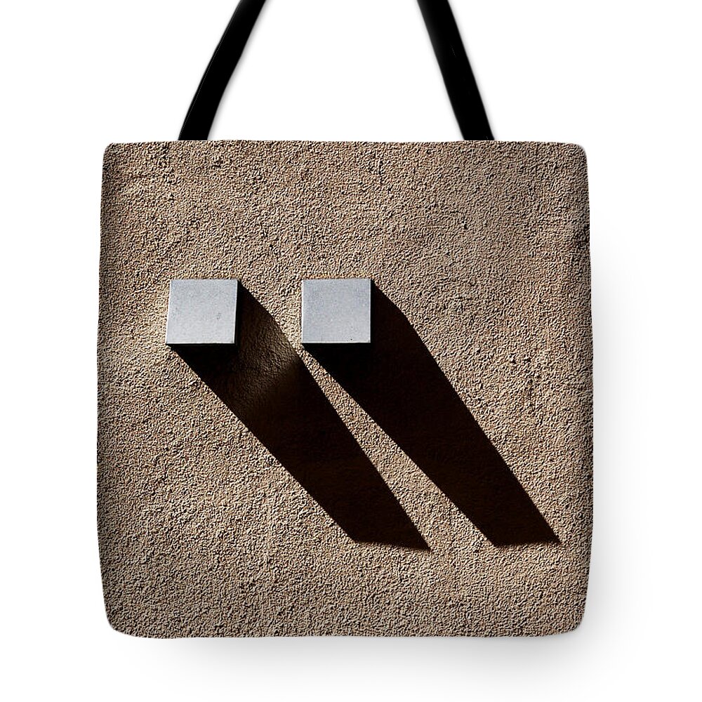 Urban Tote Bag featuring the photograph Two Shadows by Stuart Allen