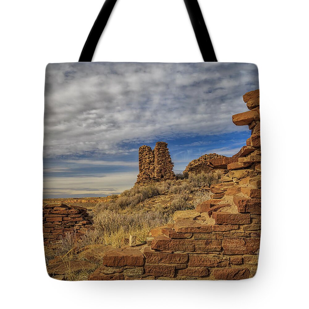 Chaco Tote Bag featuring the photograph Una Vida Ruins by Jaime Miller