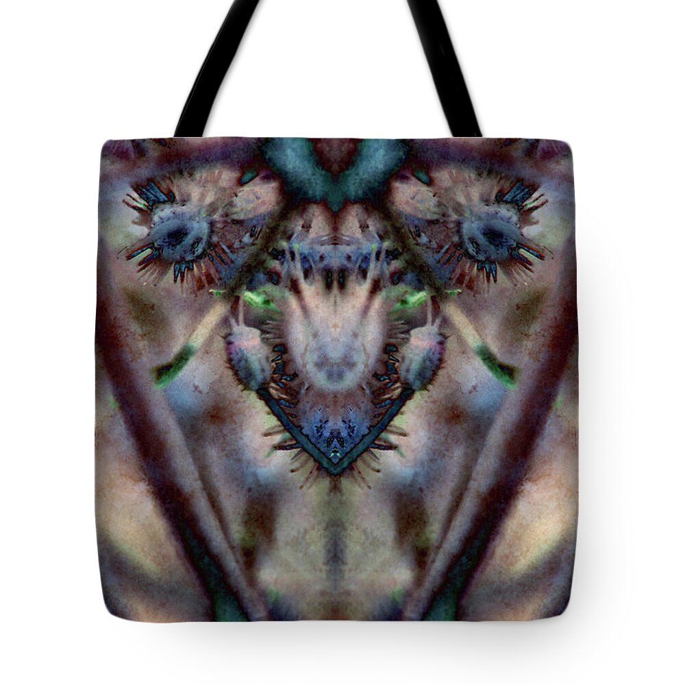Monsters Tote Bag featuring the digital art Under The Bed by WB Johnston