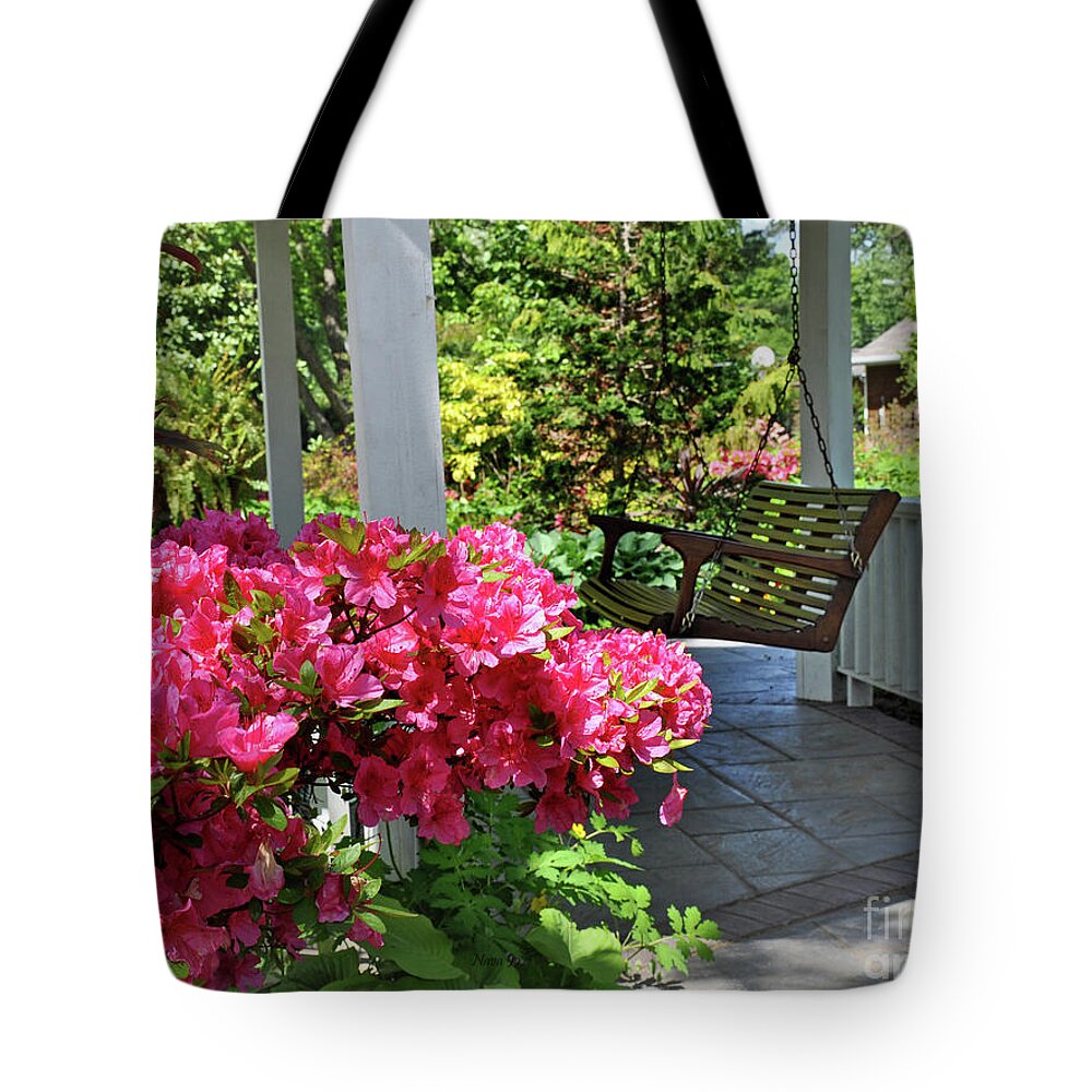 Nature Tote Bag featuring the photograph Under The Gazebo by Nava Thompson