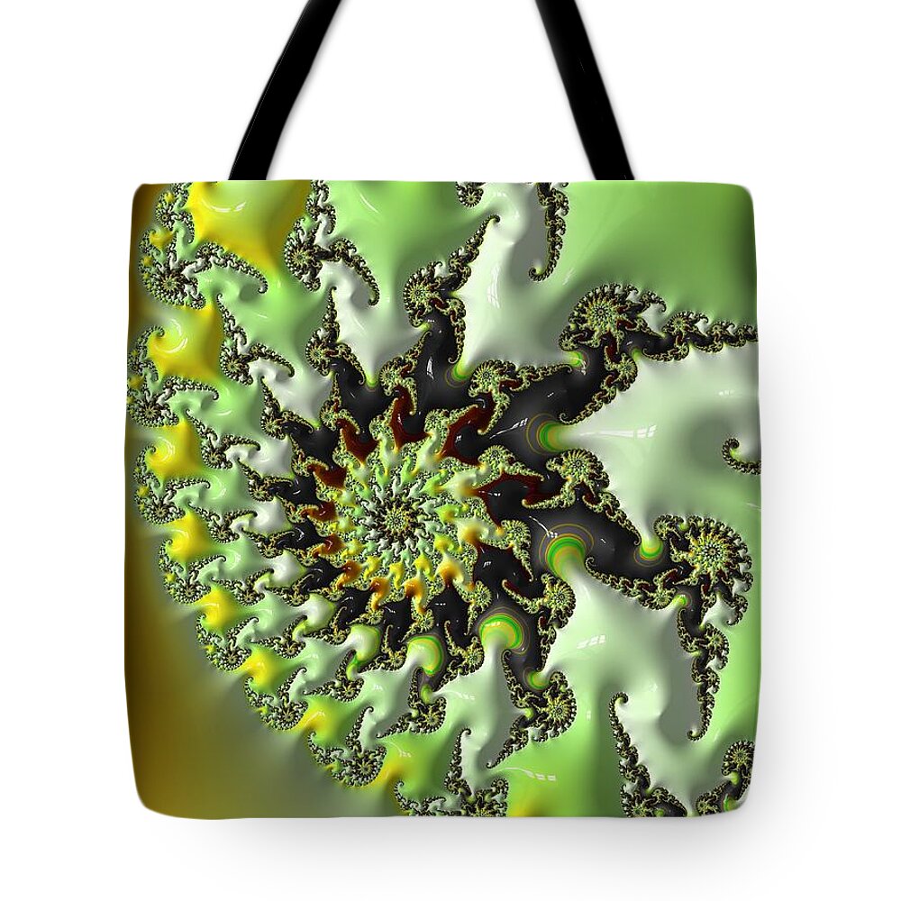 Abstract Tote Bag featuring the photograph Underwater World - Series Number two by Barbara Zahno