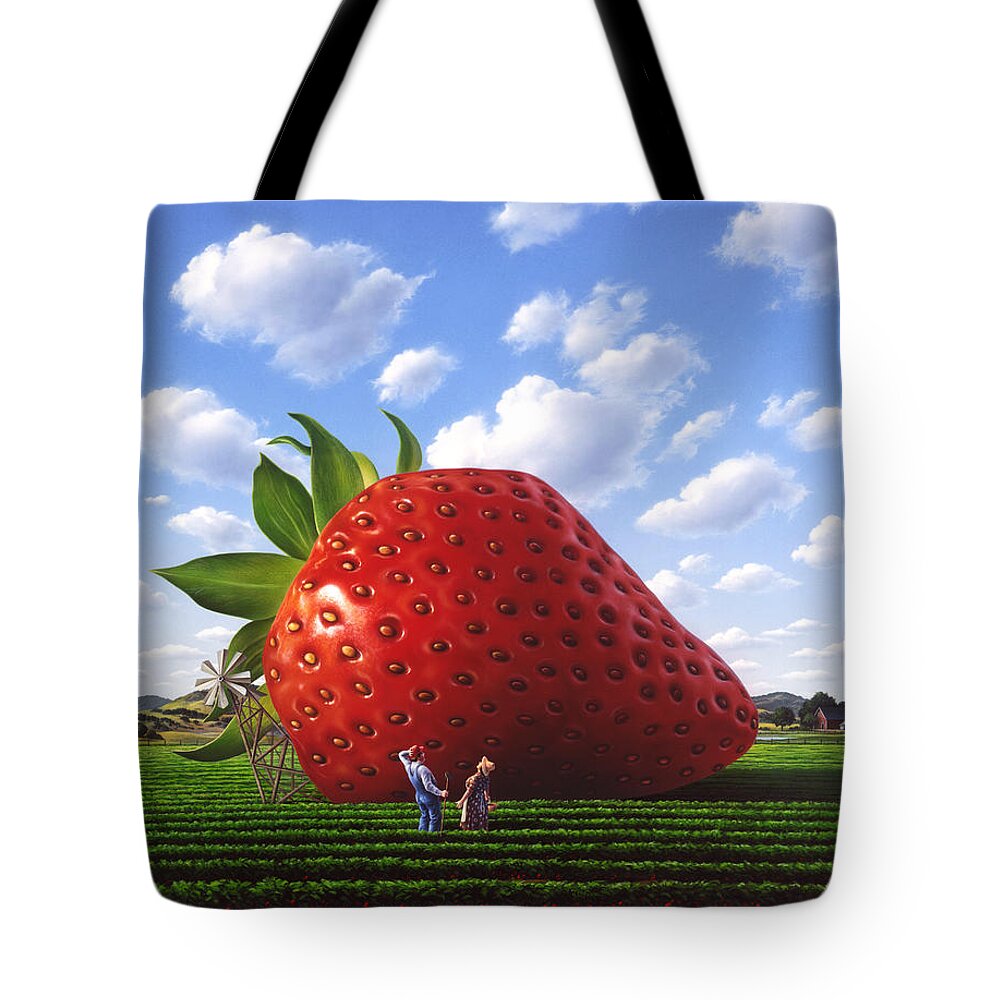 Strawberry Field Tote Bags