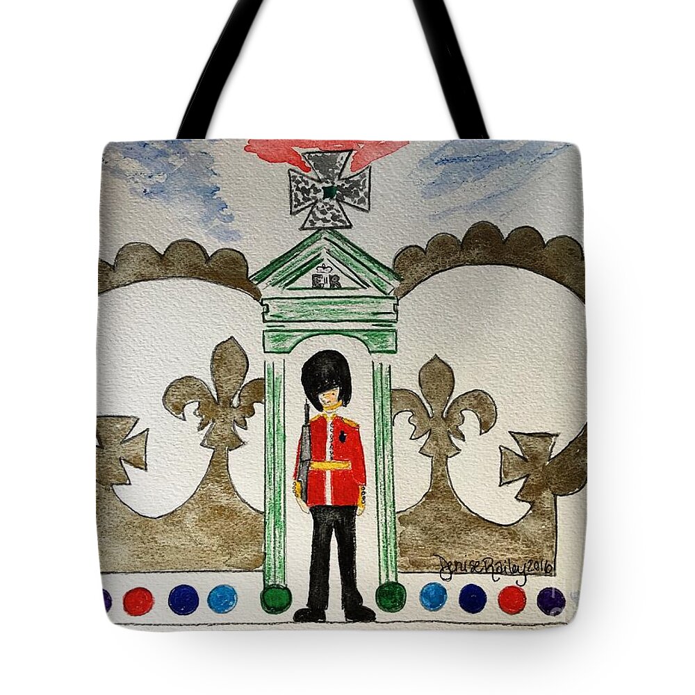 United Kingdom Tote Bag featuring the painting Unity by Denise Railey