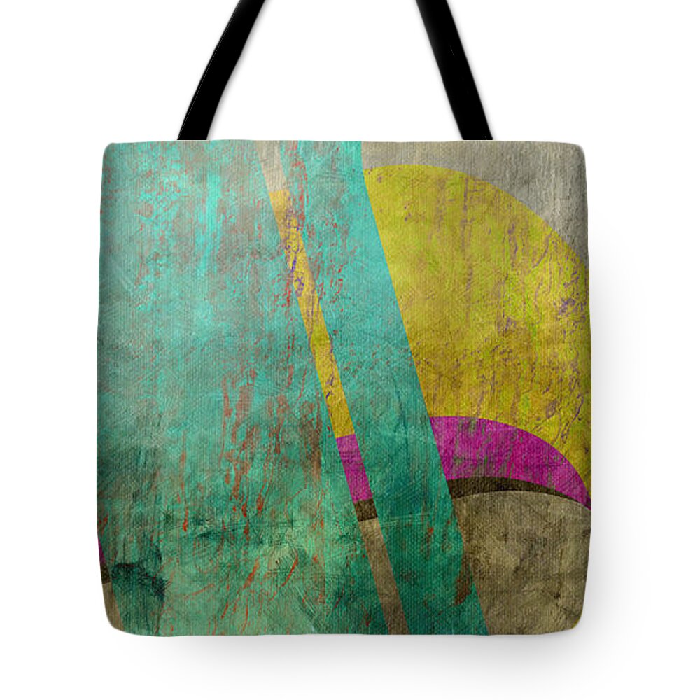 Abstract Tote Bag featuring the painting Untitled Abstract by Edward Fielding