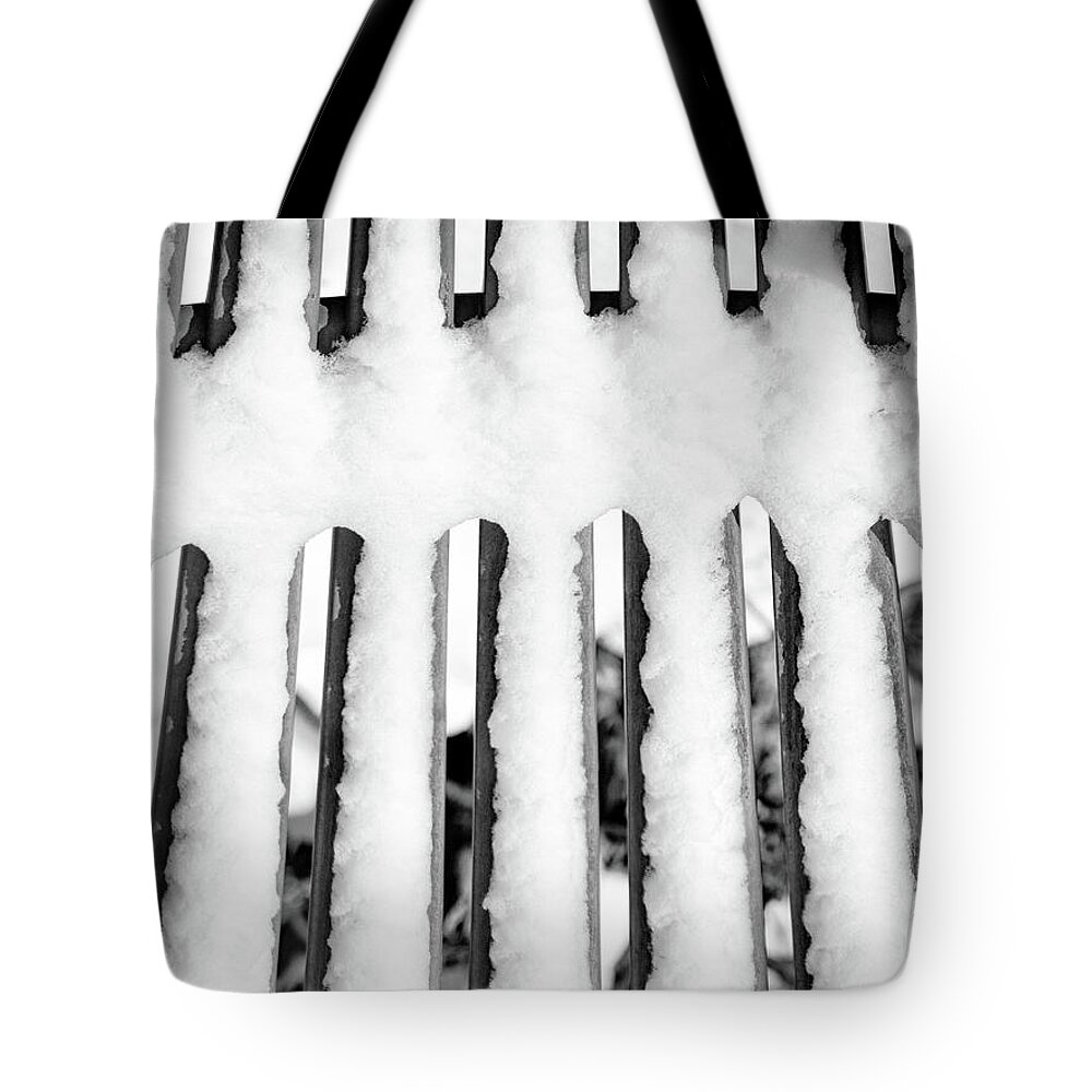 Snow Tote Bag featuring the photograph Upside Down by Karen Adams