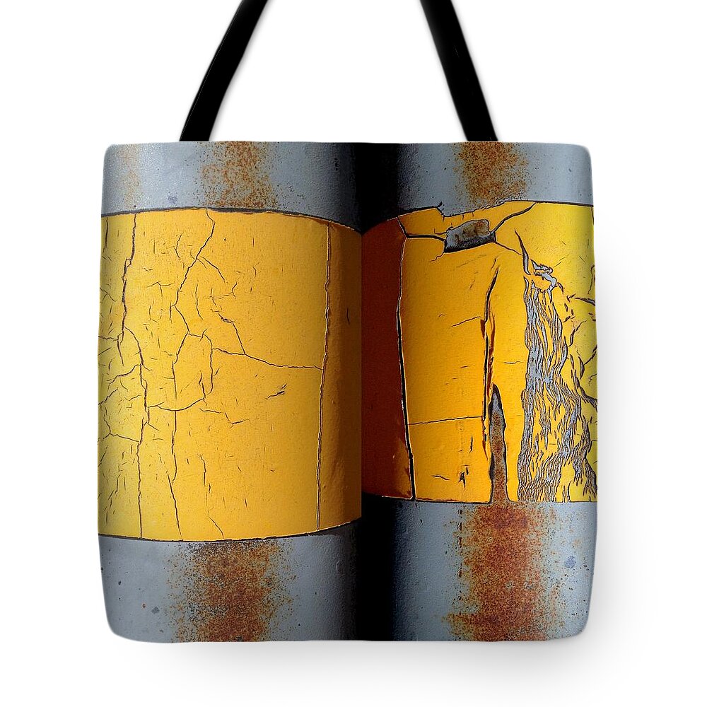 Urban Abstracts Tote Bag featuring the photograph Urban abstracts Seeing Double 60 by Marlene Burns