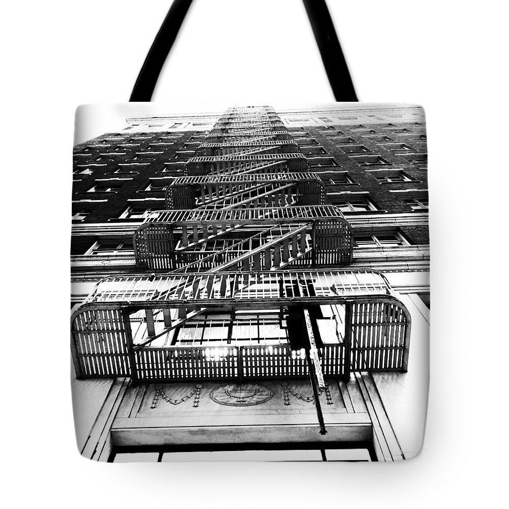 500 Views Tote Bag featuring the photograph Urban Egress by Jenny Revitz Soper