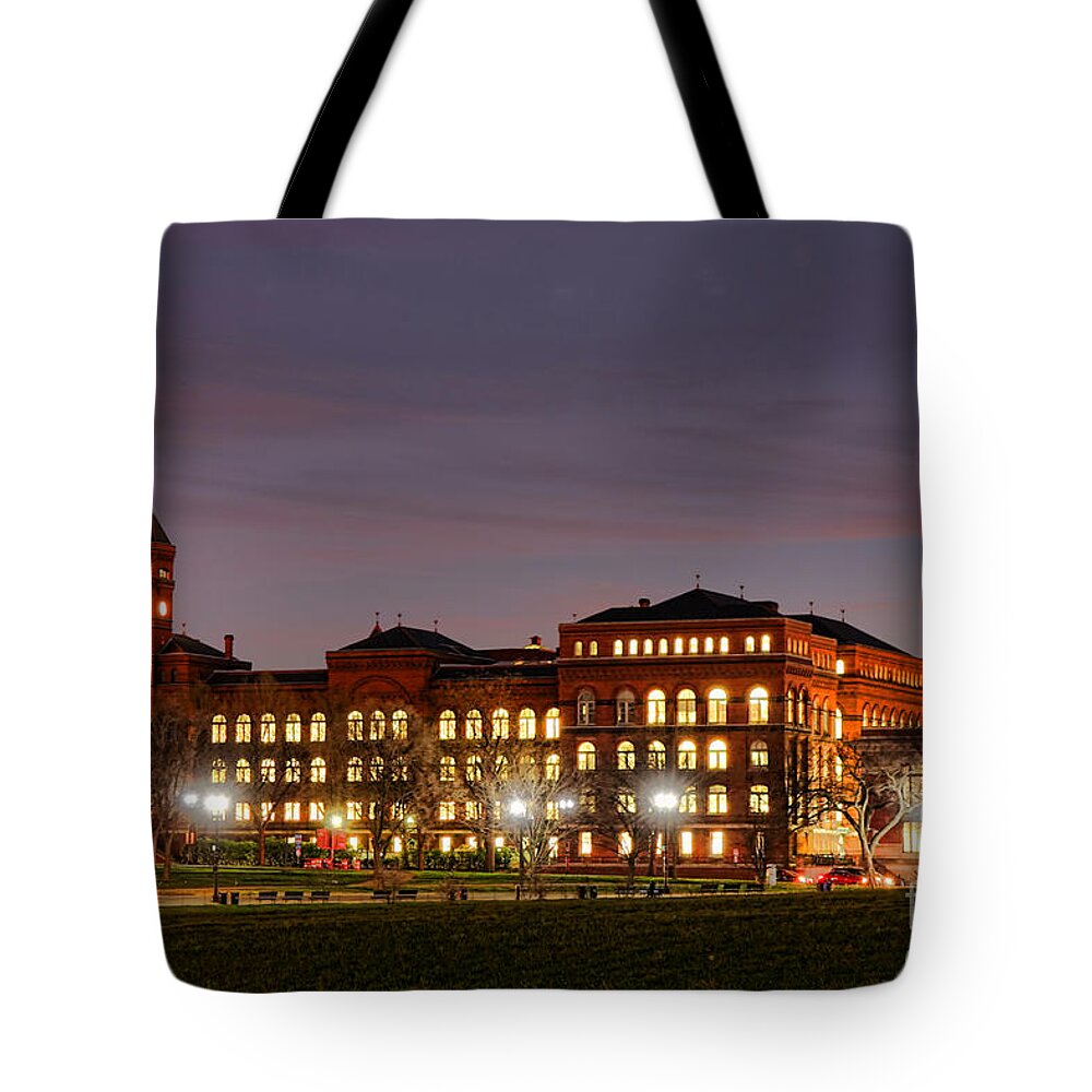 United Tote Bag featuring the photograph US Forest Service Building by Olivier Le Queinec