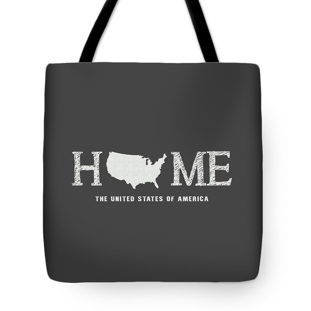 Usa Tote Bag featuring the mixed media USA Home by Nancy Ingersoll