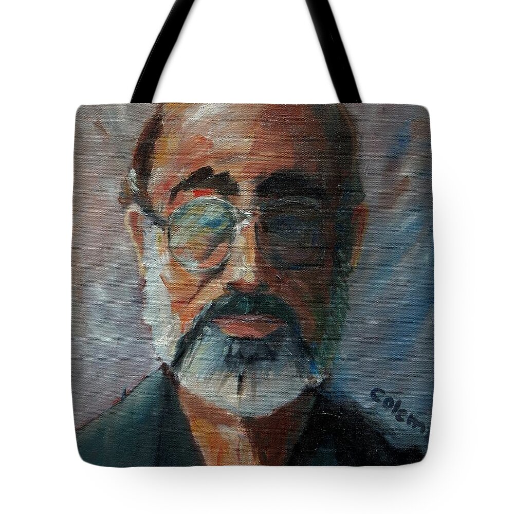 Self Portrait Tote Bag featuring the painting Used to be Me by Gary Coleman