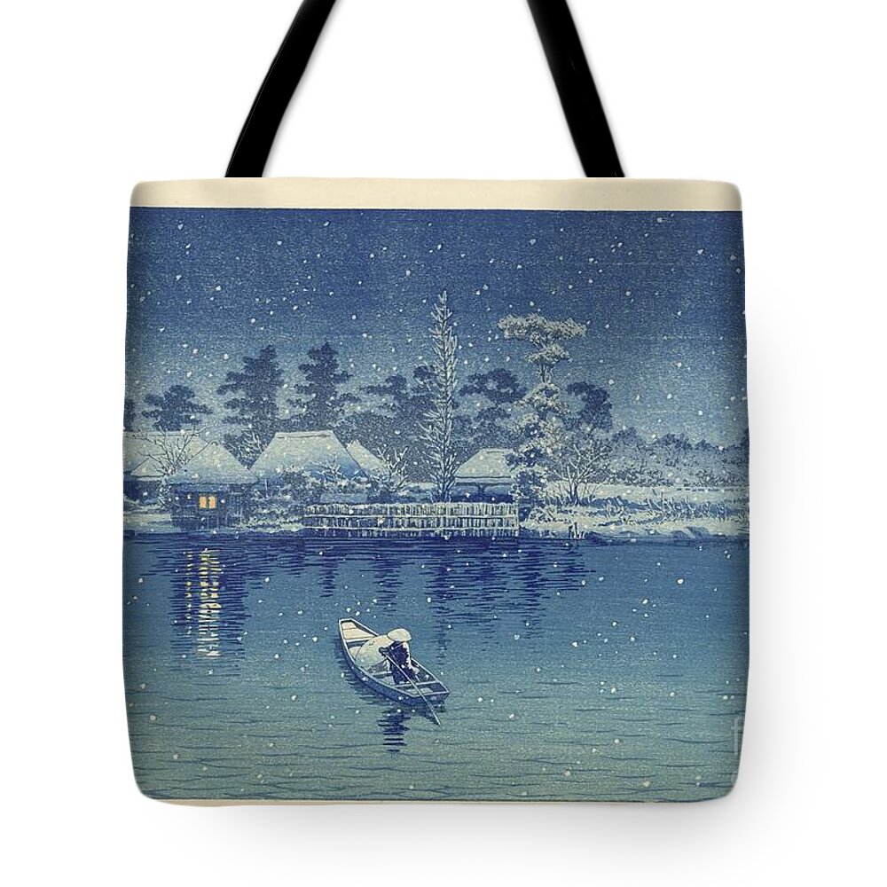 Meadow Tote Bag featuring the painting Ushibori by Celestial Images