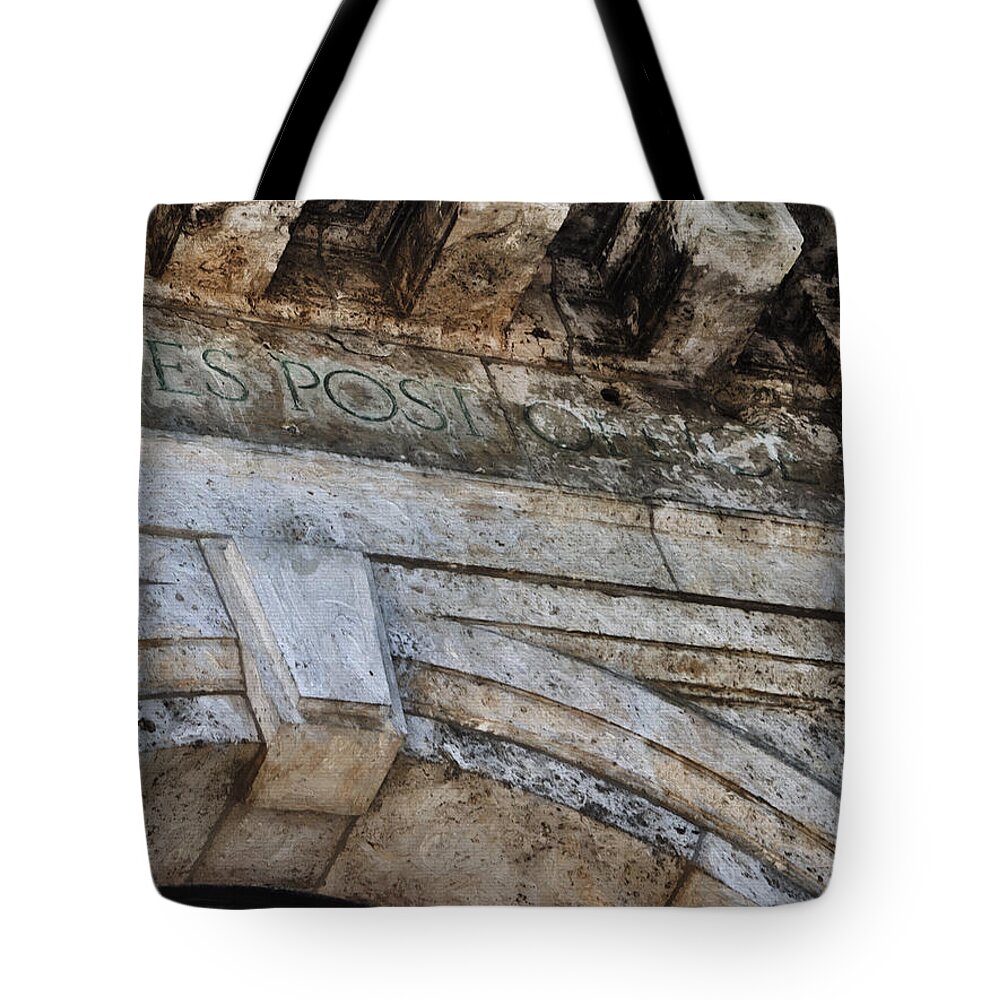 Evie Carrier Tote Bag featuring the photograph USPS Three by Evie Carrier