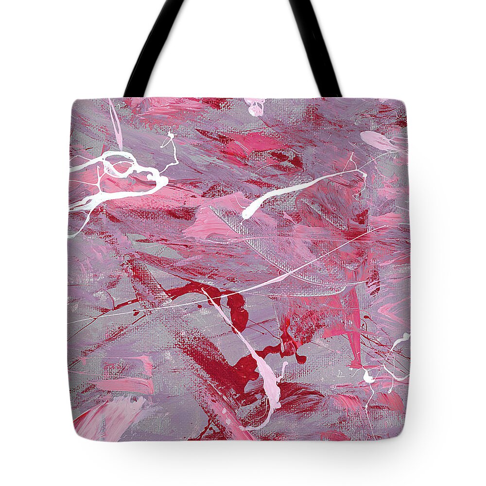 Valentine Tote Bag featuring the painting Valentine 90 by Joe Loffredo