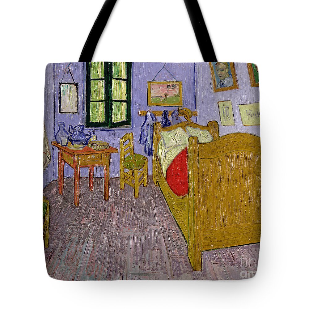 Van Tote Bag featuring the painting Van Goghs Bedroom at Arles by Vincent Van Gogh