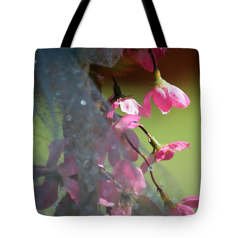 Outdoors Tote Bag featuring the photograph Veiled by Susan Herber